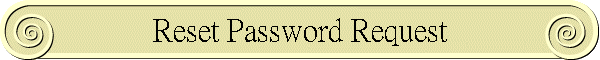Reset Password Request